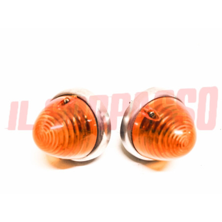 FANALINI ANTERIORI FRECCE PLASTICHE ARANCIO FIAT 1100 103 BAULETTO - TV