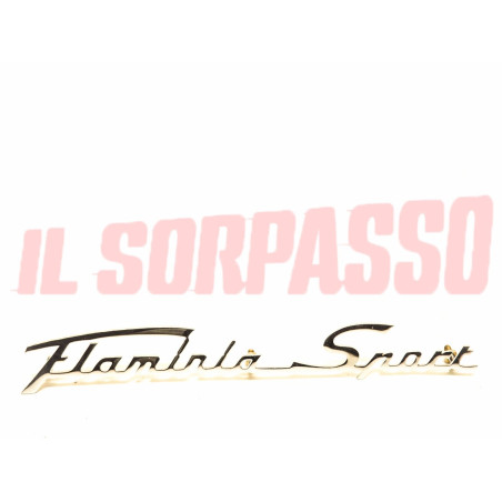 SCRITTA SIGLA FRONTALE + COFANO POSTERIORE LANCIA FLAMINIA SPORT ZAGATO