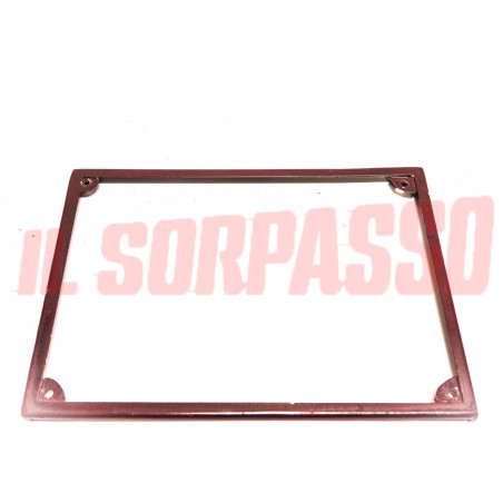 CORNICE PORTA TARGA POSTERIORE NERA ALFA ROMEO LANCIA FIAT ANNI 30 40 ORIGINALE