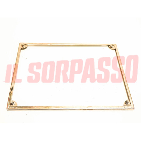 CORNICE PORTA TARGA POSTERIORE CROMATA ALFA ROMEO LANCIA FIAT ANNI 30 40