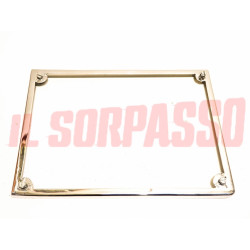 CORNICE PORTA TARGA POSTERIORE CROMATA ALTA ALFA ROMEO LANCIA FIAT ANNI 30 40