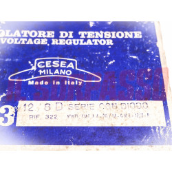 REGOLATORE TENSIONE CON DIODO 12/8/D  12V FIAT 500 600 1100 103 ORIGINALE CESEA