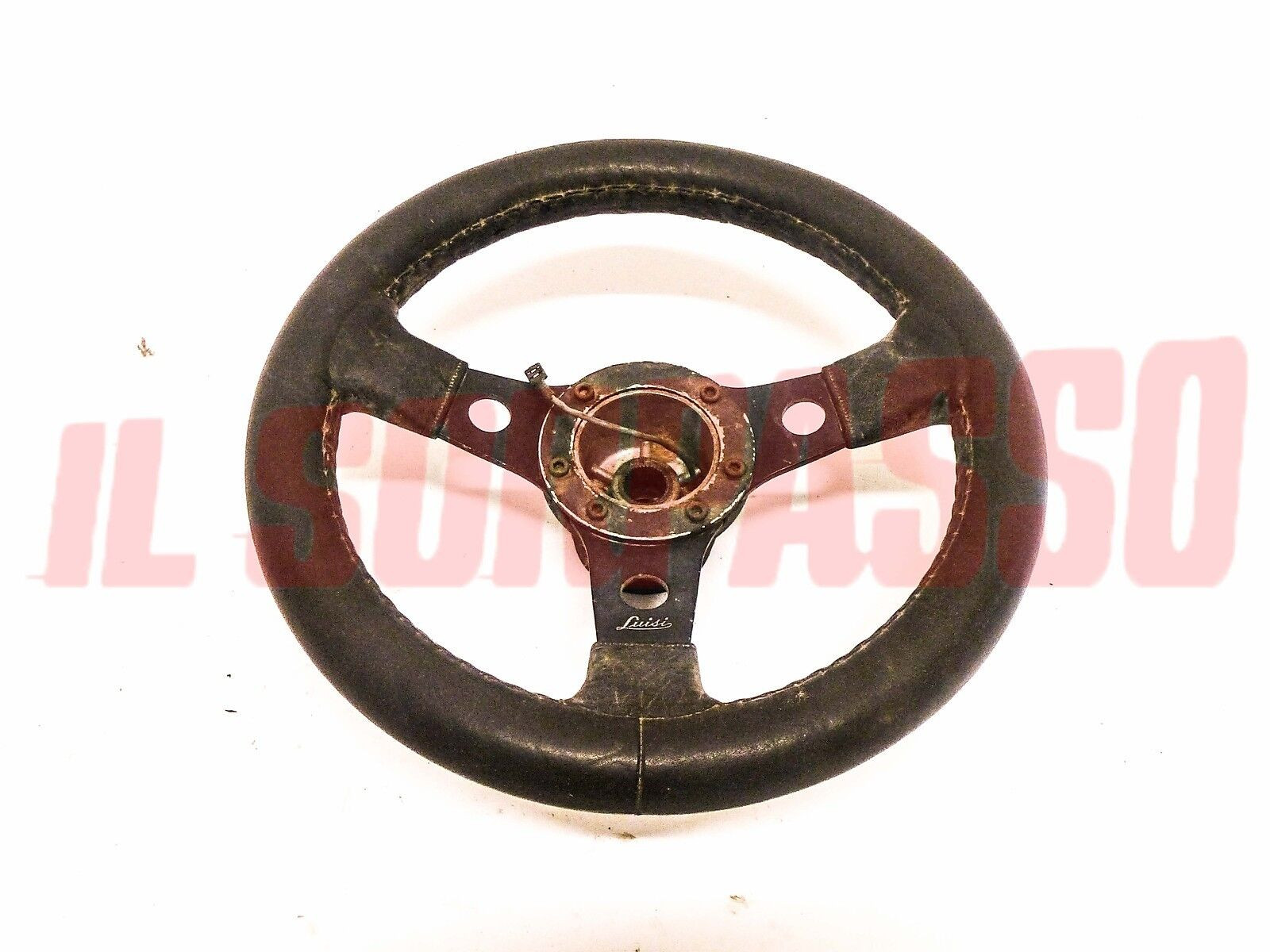 VOLANTE LUISI 3 RAZZE 1 FORO + MOZZO FIAT 126 500 - 600 - 850 - ABARTH DIAM. 31 VOLANTE LUISI 3 RAZZE 1 FORO + MOZZO FIAT 126 500 - 600 - 850 - ABARTH DIAM. 31