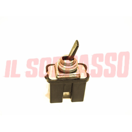 INTERRUTTORE CRUSCOTTO 2 CONTATTI FASTON LEVA LUNGA FIAT 500 L R 600 850 SPECIAL