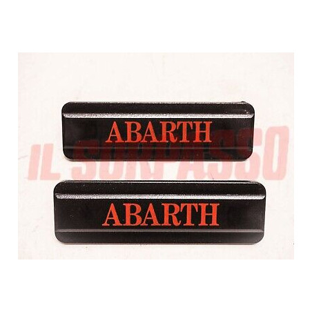 SCRITTE LATERALI PARAFANGO ANTERIORE AUTOBIANCHI A112 ABARTH 5 6 7 SERIE
