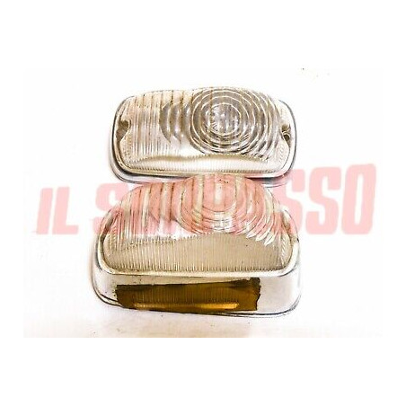 PLASTICHE FANALINI ANTERIORI ALFA ROMEO DAUPHINE ONDINE ORIGINALI