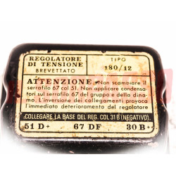 REGOLATORE TENSIONE 230 w 12 v FIAT 1100 103 ORIGINALE