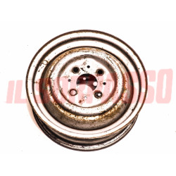 CERCHIO RUOTA SENZA FERITOIE FIAT 850 T PULMINO FAMILIARE FURGONE ORIGINALE 4X12