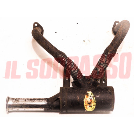 MARMITTA TERMINALE SCARICO SPORTIVO FIAT 500 D F L ABARTH - GIANNINI ORIGINALE