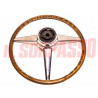 VOLANTE STERZO IN LEGNO RADICA + PULSANTE FIAT 850 ABARTH - 1000 OT ORIGINALE