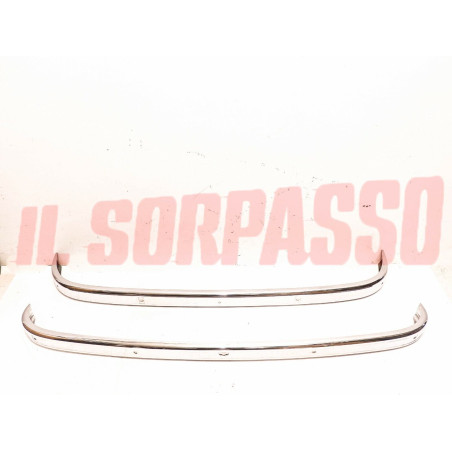 PARAURTI ANTERIORE POSTERIORE ALFA ROMEO RENAULT 4 R4 1 SERIE ORIGINALI INOX