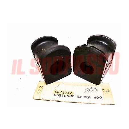 SUPPORTI TASSELLI BARRA STABILIZZATRICE ANTERIORE FIAT 600 DIAMETRO 17 MM 