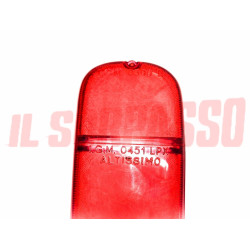 PLASTICHE FANALI POSTERIORI FIAT 500 D 600 D MULTIPLA ROSSE  DA ESPORTAZIONE