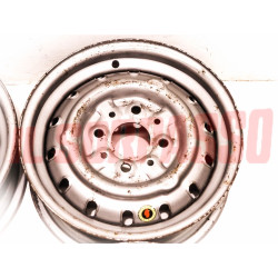 CERCHI RUOTA BORRANI 4,5 x 12 FIAT 600 750 850 ABARTH GIANNINI ORIGINALI