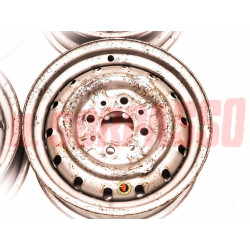 CERCHI RUOTA BORRANI 4,5 x 12 FIAT 600 750 850 ABARTH GIANNINI ORIGINALI