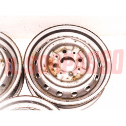 CERCHI RUOTA FERGAT 3,5 x 12 FIAT 600 750 850 ABARTH GIANNINI ORIGINALI