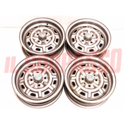 CERCHI RUOTA SCAMPANATI 4,5 x 13 CMR A112 ABARTH FIAT 124 850 SPIDER 128 127 131