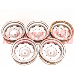 CERCHI RUOTA FIAT 500 N BIANCHINA TRASFORMABILE + ABARTH 3,5X12 ORIGINALI FERGAT