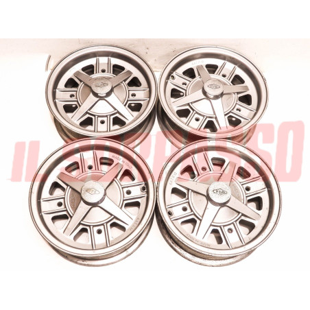 CERCHI RUOTA IN LEGA COPPETTE FPS 4,5 x 12 FIAT 500 D F L R 126 ABARTH GIANNINI