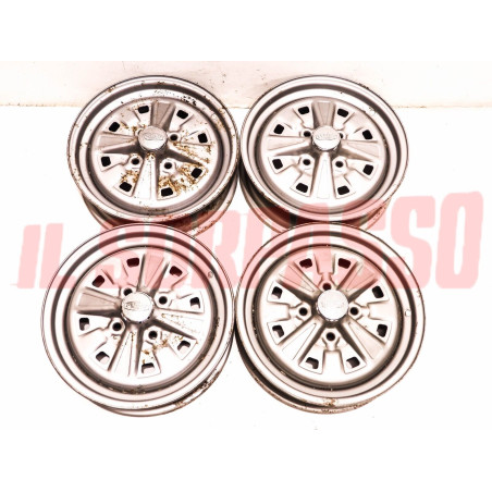 CERCHI RUOTA 4 x 13 FERGAT A112 ABARTH FIAT 124 850 COUPE SPIDER 128 127 SPORT