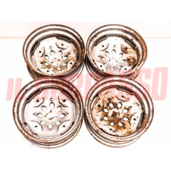 CERCHI RUOTA IN FERRO SPORTIVI 4 x 12 FIAT 500 D F L R 126 ABARTH GIANNINI