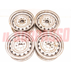 CERCHI RUOTA FIAT 850 SPECIAL COUPE SPIDER 127 128 SPORT 5,5 X 13 ORIGINALI