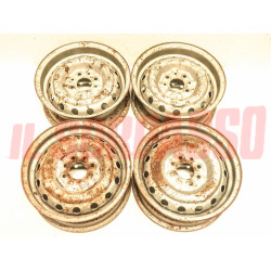 CERCHI RUOTA FIAT 124 SPECIAL COUPE SPIDER 132  5 X 13 ORIGINALI