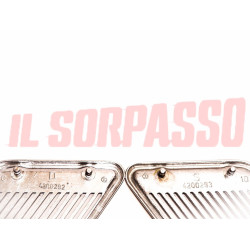 PRESE ARIA GRIGLIA DESTRA SINISTRA FIAT 124 125 BERLINA SPECIAL METALLO CROMATE