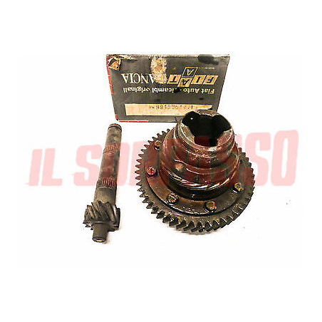 GRUPPO DIFFERENZIALE COMPLETO COPPIA CONICA FIAT NUOVA CAMPAGNOLA 1107 ORIGINALE