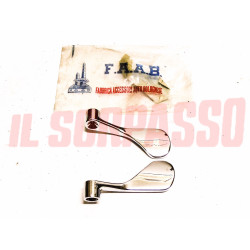 MANIGLIE CROMATE APRI PORTA INTERNE FIAT 1300 1500 BERLINA COUPE SPIDER