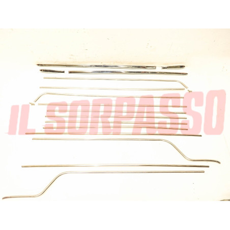 MODANATURE KIT PROFILI PARAFANGHI + PORTE FIAT 1100 103 H LUSSO ORIGINALI