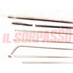 MODANATURE KIT PROFILI PARAFANGHI + PORTE FIAT 1100 103 H LUSSO ORIGINALI