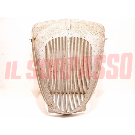 MASCHERINA SCUDO FRONTALE ANTERIORE FIAT 500 A + B TOPOLINO ORIGINALE