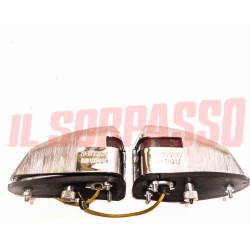 FANALINI FANALI LUCI TARGA FIAT 850 ABARTH SCORPIONE ORIGINALI ALTISSIMO