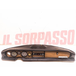 PLANCIA CRUSCOTTO STRUMENTO CASSETTO BOCCHETTE INTERRUTTORI FIAT 124 SPIDER 2000