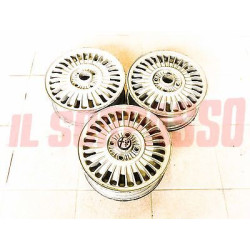 3 CERCHI RUOTA MILLERIGHE CROMODORA ALFA ROMEO GIULIETTA 33 ALFA SUD 75 5X13