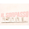 SCRITTA COFANO POSTERIORE FIAT 1500 L LUNGO CROMATA NOS