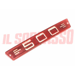 SCRITTA FREGIO MASCHERINA ACCESSORIO FIAT 500 N D F L R ORIGINALE