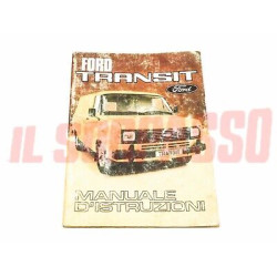 LIBRETTO USO E MANUTENZIONE FORD TRANSIT ORIGINALE DICEMBRE 1977