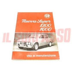 LIBRETTO USO E MANUTENZIONE ALFA ROMEO GIULIA NUOVA SUPER ORIGINALE DICEMBRE 74