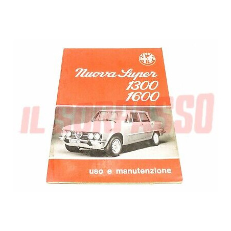 LIBRETTO USO E MANUTENZIONE ALFA ROMEO GIULIA NUOVA SUPER ORIGINALE DICEMBRE 74