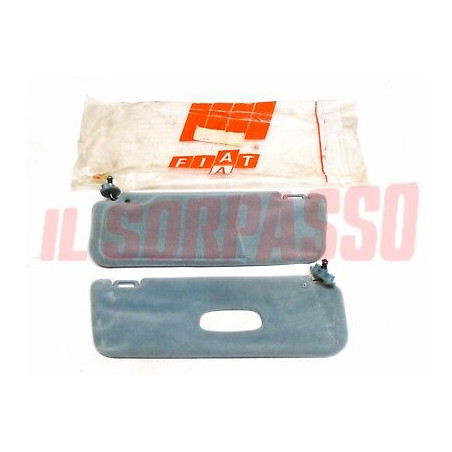 ALETTA ANTINA PARASOLE DESTRA + SINISTRA GRIGIA FIAT RITMO C CL SUPER ORIGINALE