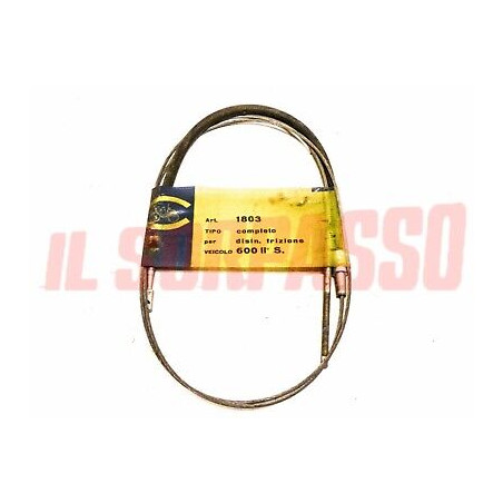 CAVO CORDA DISINNESTO FRIZIONE FIAT 600 D 2 SERIE ORIGINALE