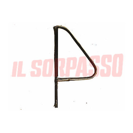 DEFLETTORE SINISTRO FISSO VETRO GUARNIZIONE FIAT 600 850 900 CORIASCO ORIGINALE