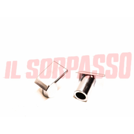 TAPPI CROMATI PROFILI BRACCIOLI INTERNI PORTA PORTIERA FIAT 128 COUPE - 3P