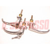 KIT MANIGLIE PORTE + PORTELLONE FIAT TOPOLINO 500 C BELVEDERE LEGNO ORIGINALI