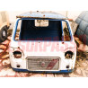 RIVESTIMENTO ANTERIORE FRONTALE CALANDRA + TETTO CABINA FIAT 600 T 850 T PULMINO