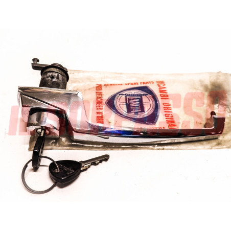 MANIGLIA PORTA ANTERIORE CON CHIAVE LANCIA FULVIA BERLINA 2 SERIE 70 ORIGINALE