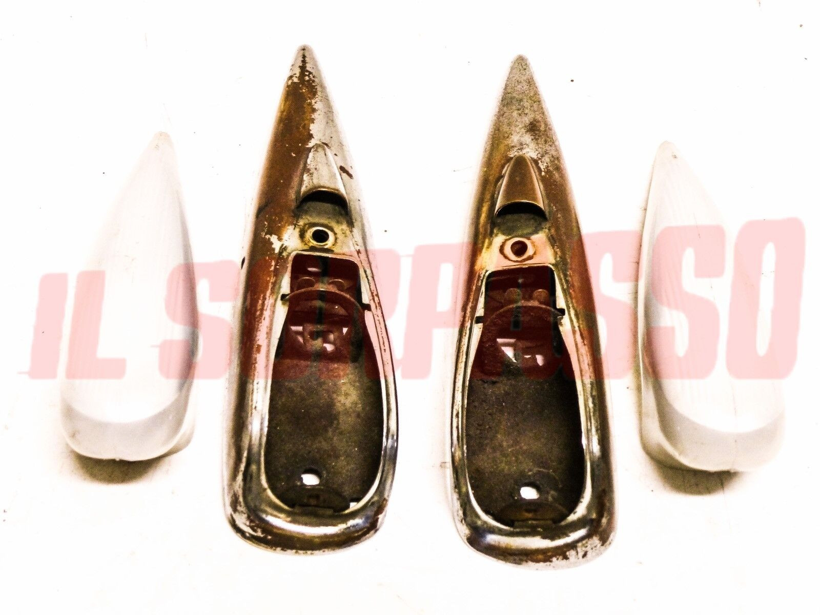 Tulipas Frecce Anteriori Bianche Per BMW Serie 3 E30 Post-restyling (10/1987-12/1993) – Cristalli Piani Con Luce Di Posizione, Omologati E4, Prodotto DEPO
