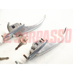 MANIGLIE PORTA ANTERIORI + POSTERIORI  FIAT 600 T 850 PULMINO FAMILIARE